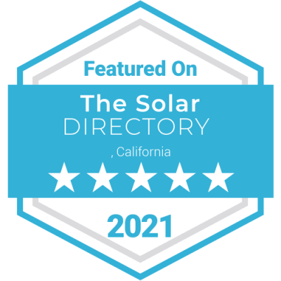 Featured on the Solar Directory 5 stars 2021